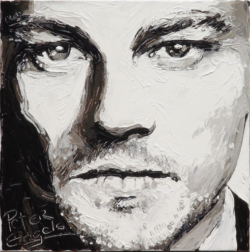 Peter ENGELS - Painting - Leonardo DiCaprio (Hollywood Collection