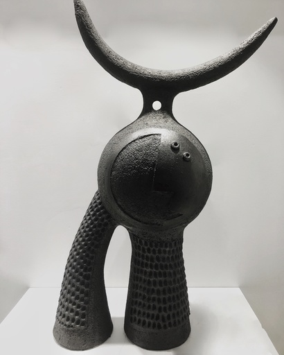 Dominique POUCHAIN - Keramiken - Taureau Soleil