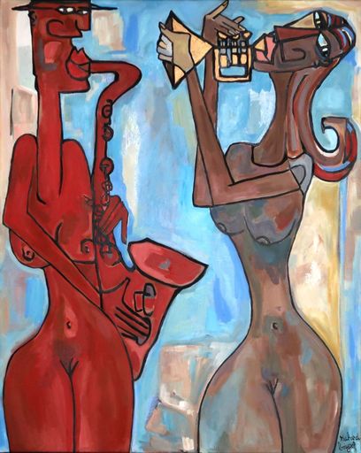 Richard BOIGEOL - Gemälde - Les Muses