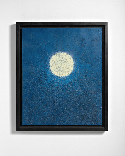 Alain SATIE - Painting - Untitled (Pates bleues)