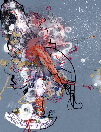 Alan MICHAEL - Disegno Acquarello - When Did Art Stop and Become Ego