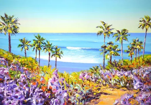 Iryna KASTSOVA - 绘画 - Laguna Beach. California 3.