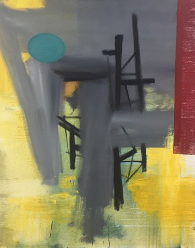 Angel HARO - Painting - Under Jazz III