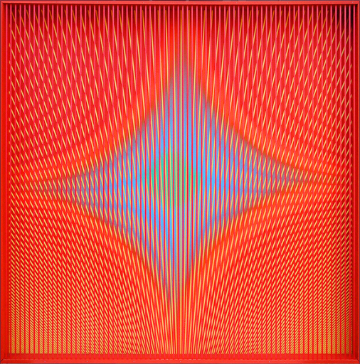 Alberto BIASI - Painting - struttura ottico-cinetica 