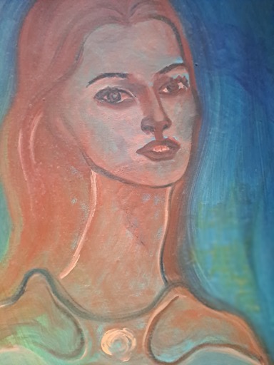 Ellina KATSNELSON - Peinture - The Soul on the wall