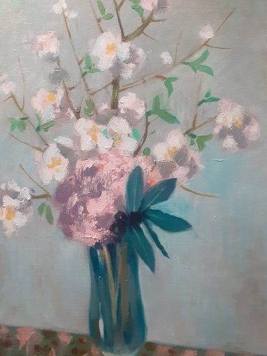 Eugène BABOULENE - Painting - Bouquet printanier
