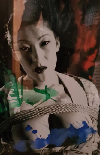 Nobuyoshi ARAKI - Dessin-Aquarelle - Bound woman