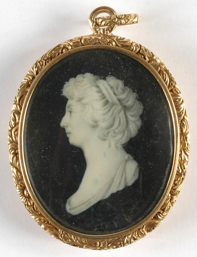 Piat-Joseph SAUVAGE - Miniature - "Portrait of a Lady" miniature
