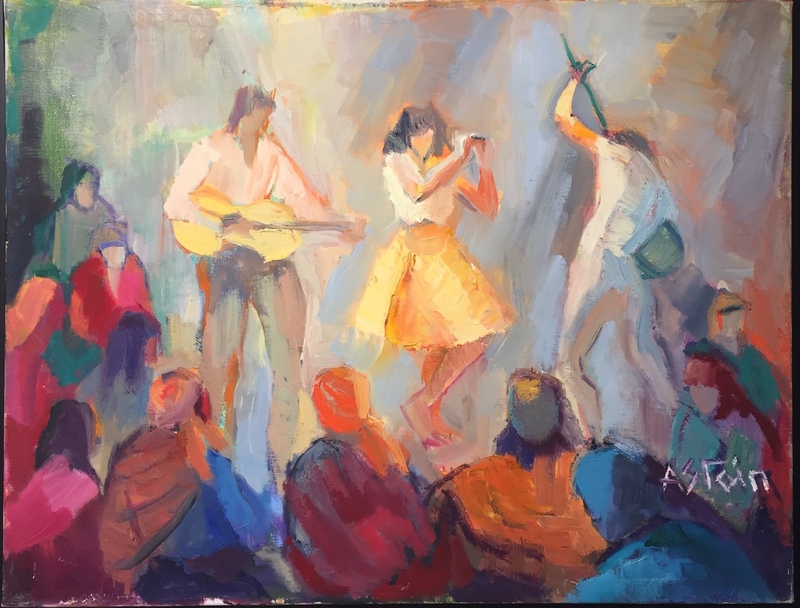Marie ASTOIN - Painting - La danse