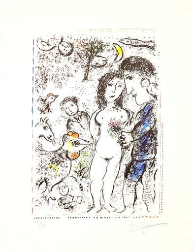 Marc CHAGALL - Druckgrafik-Multiple - Recollections of a Spring