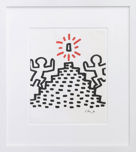 Keith HARING - Stampa-Multiplo - Heading for the Prize