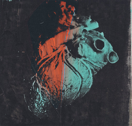 Andy WARHOL - Peinture - Human Heart sythetic polymer paint and silkscreen ink on can