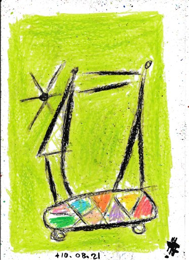 Harry BARTLETT FENNEY - Drawing-Watercolor - solar energy (+10 08 21)
