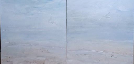 Marie-Odile LAMBERT GERTENBACH - Pintura - Miroirs du ciel n°2