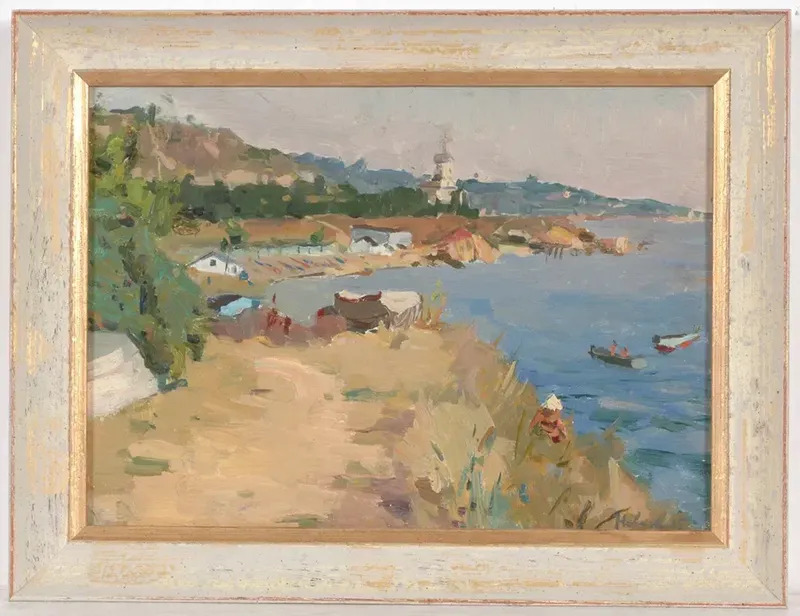 Vladimir Novak (b.1938), "Coastal view" by Vladimir NOVAK buy art online artprice