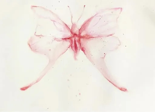 Anna BUKHAREVA - 水彩作品 - Fly High like a Butterfly