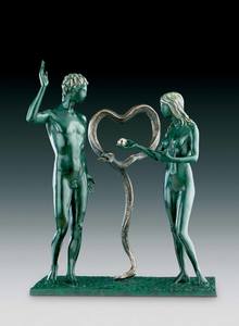 Salvador DALI - Skulptur Volumen - ADAM & EVE