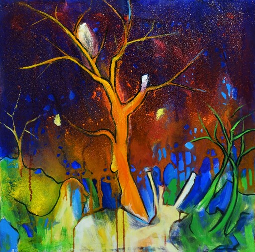 Michael PEDDIO - Pintura - Il cervo e la foca
