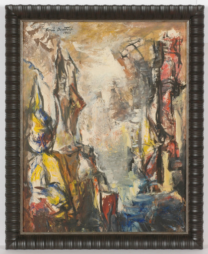 Boris DEUTSCH - Painting - "Untitled", tempera, 1963