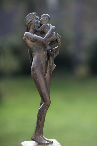 Marine DE SOOS - Skulptur Volumen - Femme à l'enfant