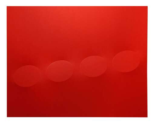 Turi SIMETI - Peinture - 4 ovali rossi