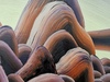Christian HIDAKA - Gemälde - Desert study ( Mauve Twilight) 