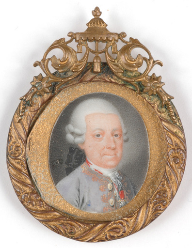 Miniatur - "Portrait of an Austrian Courtier" , 1770/1780