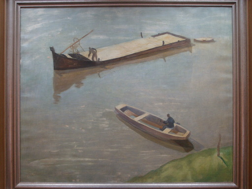 Tivadar FÖRSTNER - Gemälde - On the River