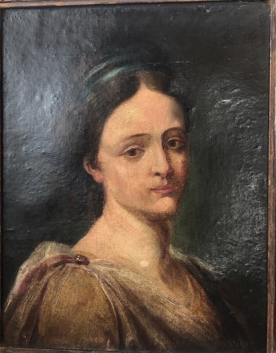 Camille Jean-Baptiste COROT - Painting - La Romaine 