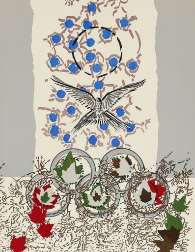 Jean-Paul RIOPELLE - Stampa-Multiplo - Jeux olympiques 