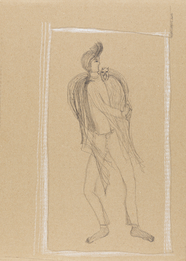 Reine BUD-PRINTEMS - Drawing-Watercolor - Ange Tchéli et Téo (Mes Anges de Chine, dessins d'avril)
