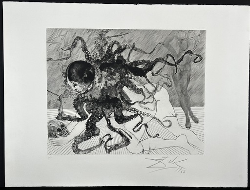 萨尔瓦多·达利 - 版画 - The Mythology Medusa