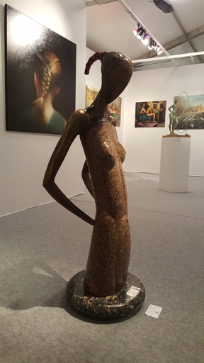 Klaudius PUDYMAS - Skulptur Volumen - La Fille Avec La Tresse