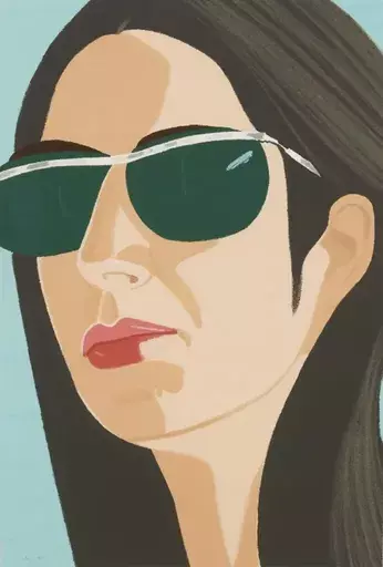 Alex KATZ - Grabado - Ada with Sunglasses