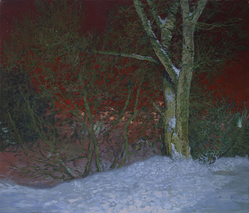 Simon L. KOZHIN - Painting - Winter night