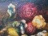 Louis VUILLERMOZ - 绘画 - Nature morte aux fleurs, pierres et crânes