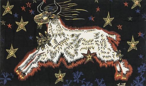 Jean LURÇAT - Tapestry - Le bouc aux étoiles