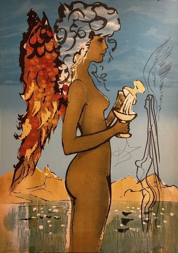 Salvador DALI - Stampa-Multiplo - Trilogy of Love Love's Promise