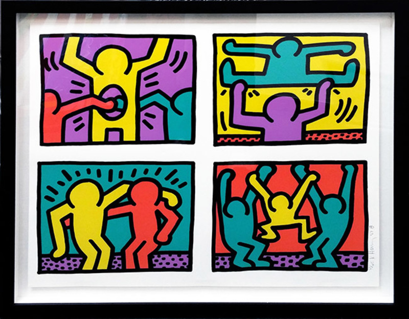 Pop Shop Quad I by Keith HARING buy art online artprice