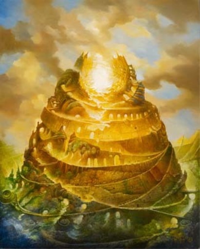 Serge VAN KHACHE - Painting - Babel V