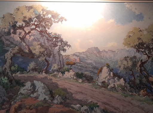 Josep CASTELLANAS GARRICH - Painting - Paisaje de Mallorca