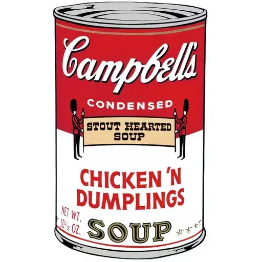 安迪·沃霍尔 - 版画 - Campbell's Soup II: Chicken ’N Dumplings (FS II.58) 