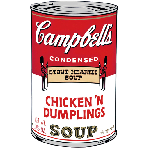 Andy WARHOL - Stampa-Multiplo - Campbell's Soup II: Chicken ’N Dumplings (FS II.58) 