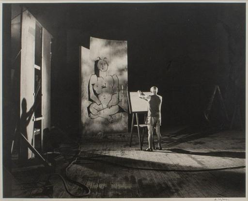 André VILLERS - Photo - André Villers Photograph of Picasso, 1955
