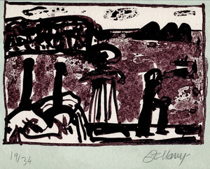 John BELLANY - Druckgrafik-Multiple - Dark Landscape