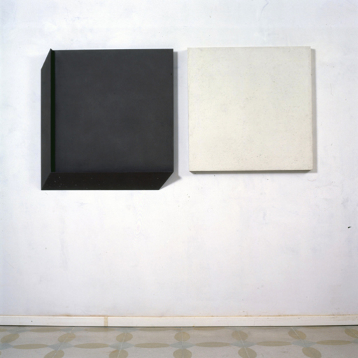 Giuseppe UNCINI - Skulptur Volumen - Ombra di due quadrati n. 39