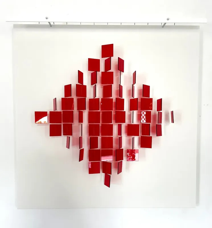 Mobile losange rouge | Julio LE PARC | Online Kunstverkauf ...