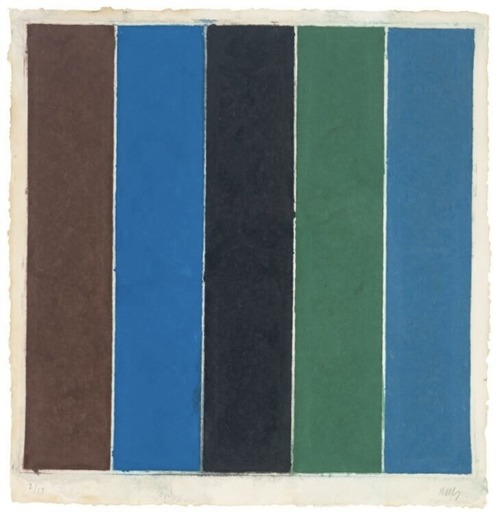 Ellsworth KELLY - Stampa-Multiplo - Colored Paper Image XIX