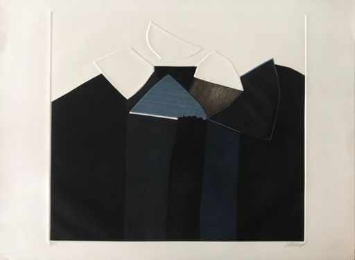 Bertrand DORNY - Estampe-Multiple - Falaise noire 