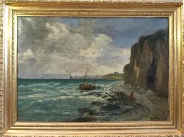 les falaises de Dieppe Alfred ROUBY vente en ligne art artprice